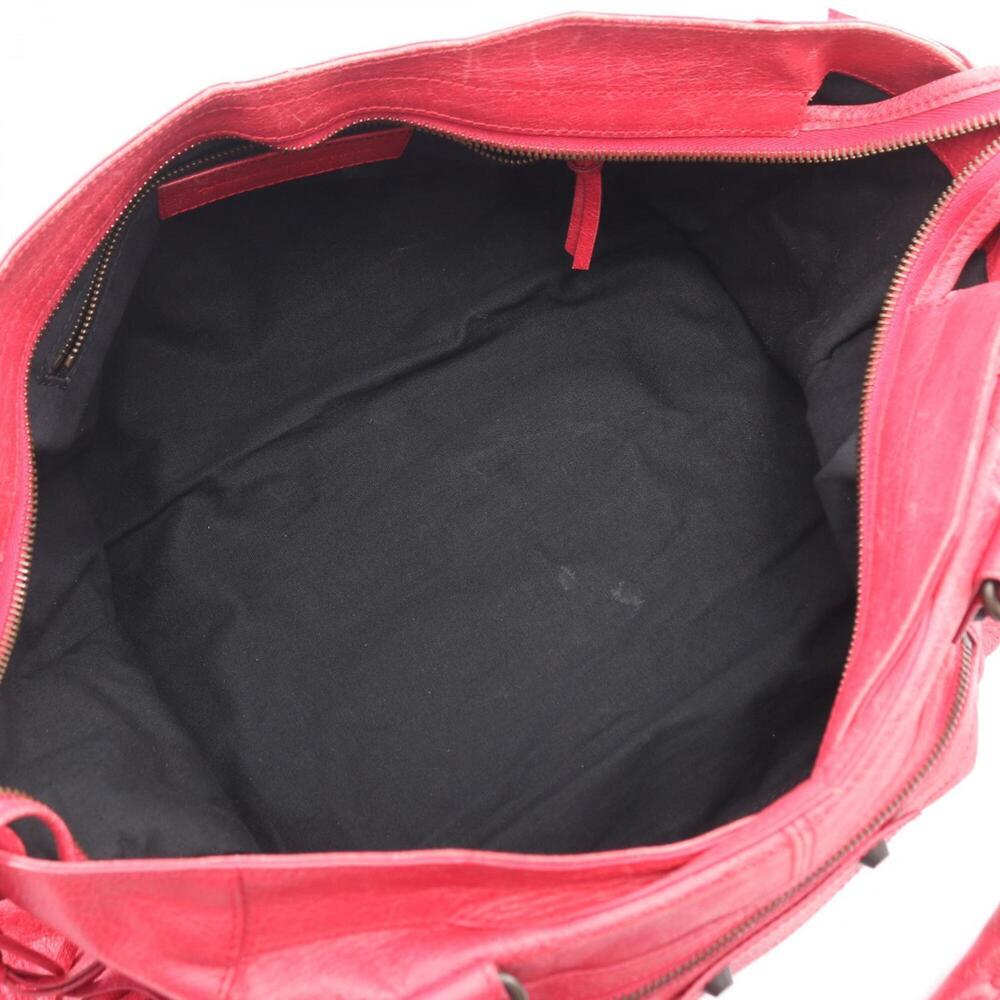Balenciaga The Part Time 2-Way Handbag, Leather, Women's, Red - Picture 3 of 13